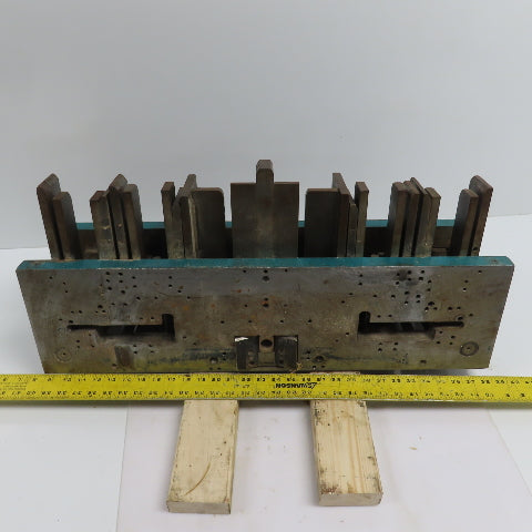 2 Post Punch Press Die Set/Shoe 8" FB x 30" W 5-3/4" Throat