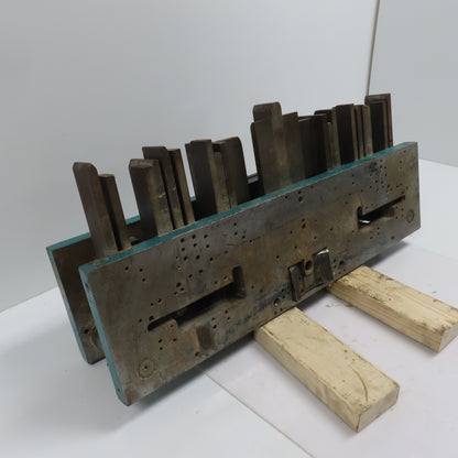 2 Post Punch Press Die Set/Shoe 8" FB x 30" W 5-3/4" Throat
