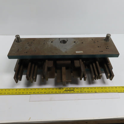 2 Post Punch Press Die Set/Shoe 8" FB x 30" W 5-3/4" Throat