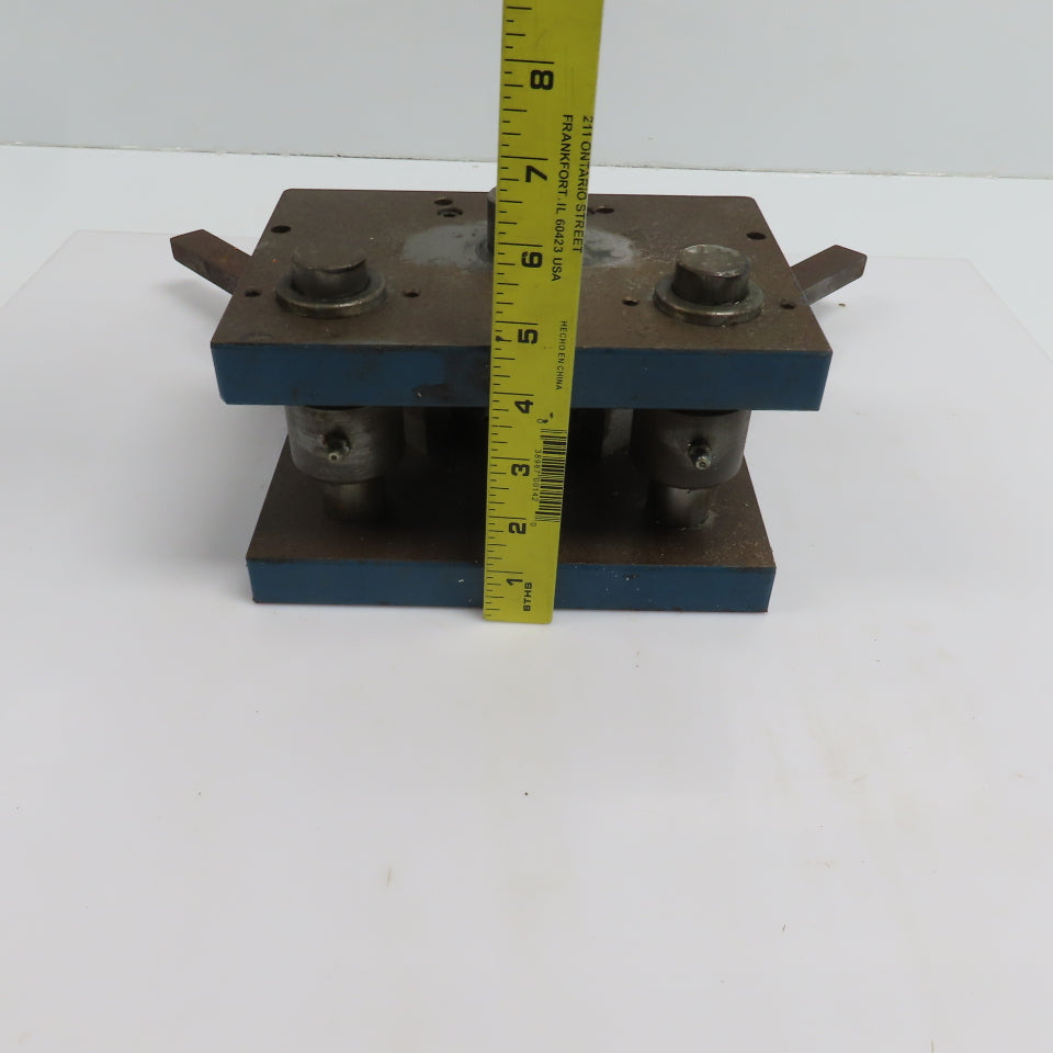 2 Post Punch Press Die Set/Shoe 5-1/2" FB x 8" W 3-1/2" Throat