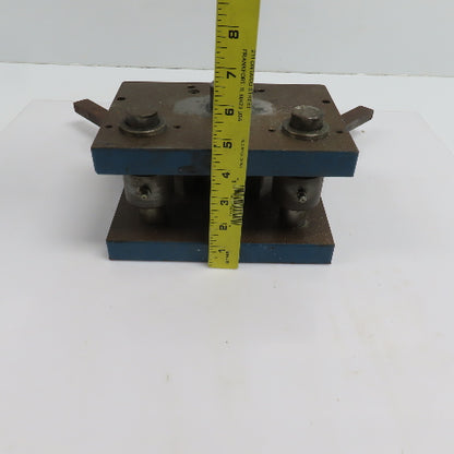 2 Post Punch Press Die Set/Shoe 5-1/2" FB x 8" W 3-1/2" Throat