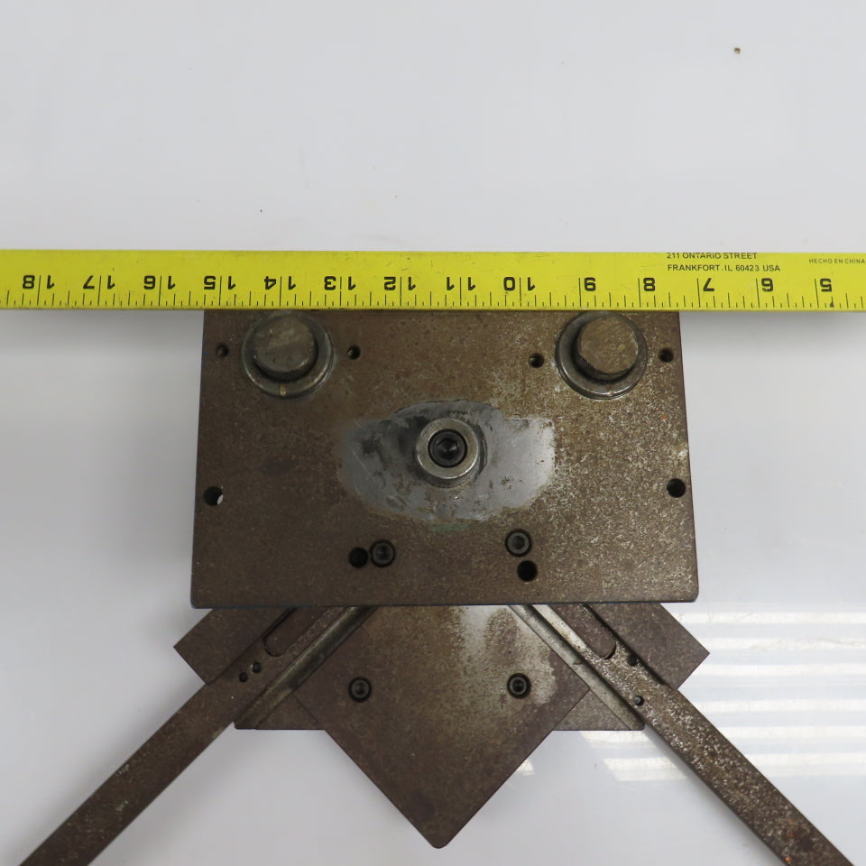 2 Post Punch Press Die Set/Shoe 5-1/2" FB x 8" W 3-1/2" Throat