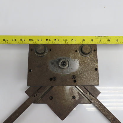 2 Post Punch Press Die Set/Shoe 5-1/2" FB x 8" W 3-1/2" Throat
