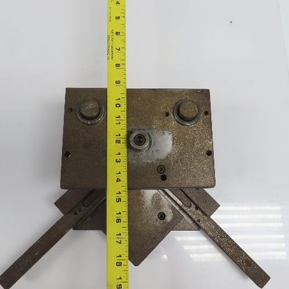 2 Post Punch Press Die Set/Shoe 5-1/2" FB x 8" W 3-1/2" Throat