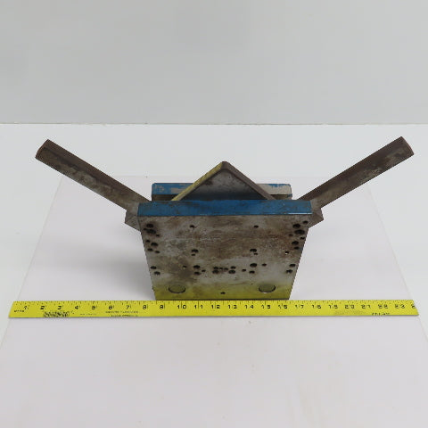 2 Post Punch Press Die Set/Shoe 5-1/2" FB x 8" W 3-1/2" Throat