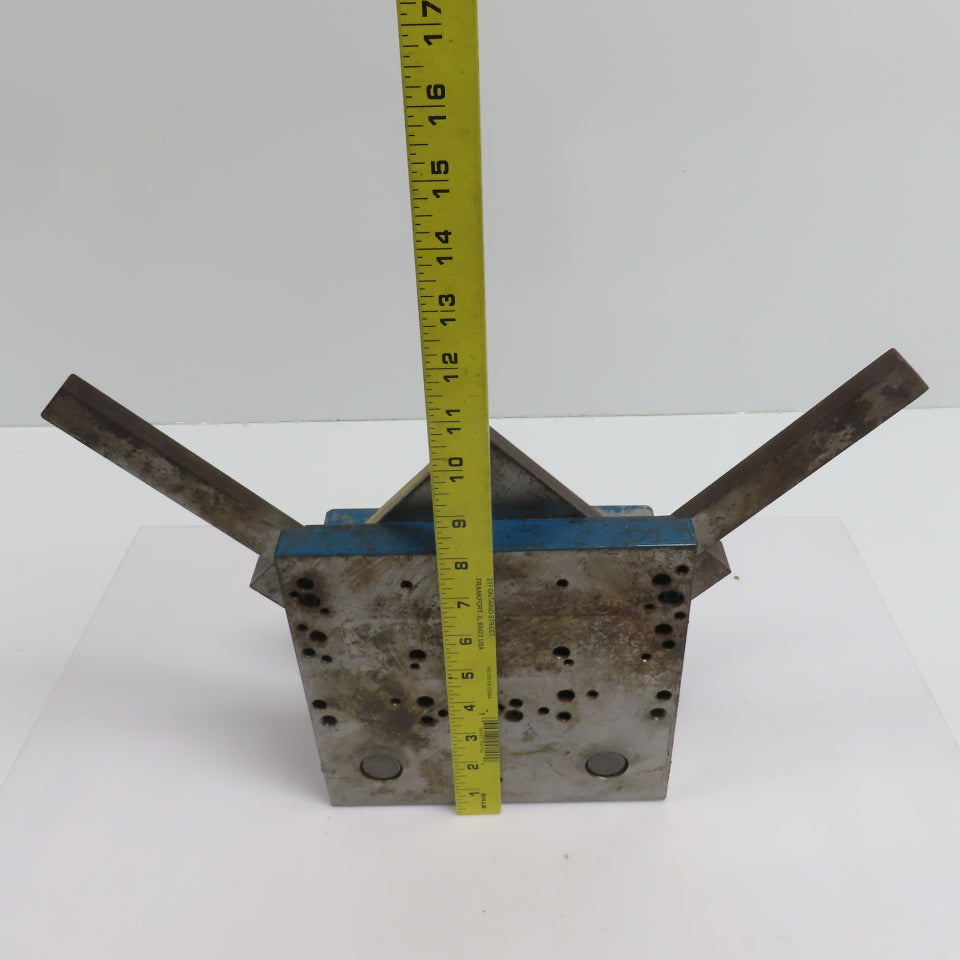 2 Post Punch Press Die Set/Shoe 5-1/2" FB x 8" W 3-1/2" Throat