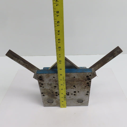 2 Post Punch Press Die Set/Shoe 5-1/2" FB x 8" W 3-1/2" Throat