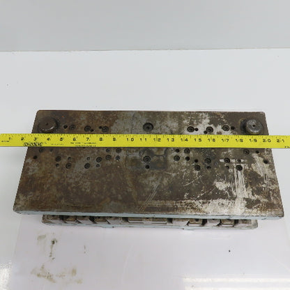 2 Post Punch Press Die Set/Shoe 8" FB x 18" W 6" Throat