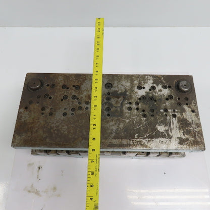 2 Post Punch Press Die Set/Shoe 8" FB x 18" W 6" Throat