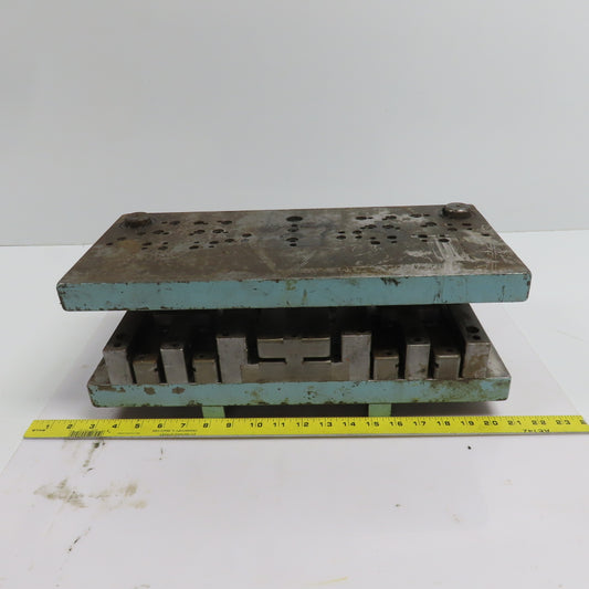 2 Post Punch Press Die Set/Shoe 8" FB x 18" W 6" Throat