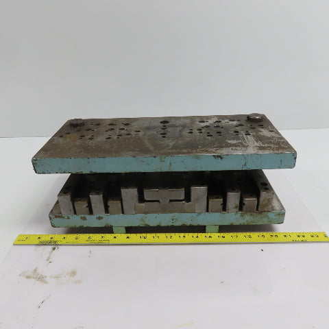 2 Post Punch Press Die Set/Shoe 8" FB x 18" W 6" Throat