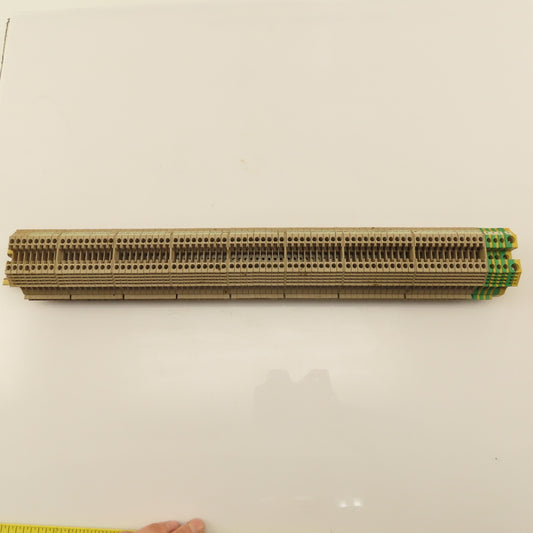 Weidmuller WDU2.5 Single Pole Feed Thru Wire Terminal Block Din Rail Lot Of 77