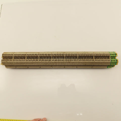 Weidmuller WDU2.5 Single Pole Feed Thru Wire Terminal Block Din Rail Lot Of 77