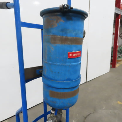 Versamatic E1AA2R229A 1" Air Operated Diaphragm Pump Oil Filter Cart Oil Recycle