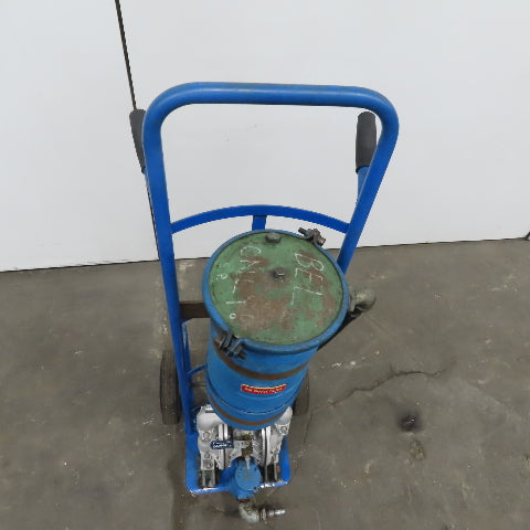 Versamatic E1AA2R229A 1" Air Operated Diaphragm Pump Oil Filter Cart Oil Recycle