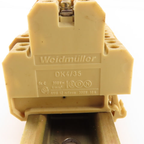 Weidmuller DK4/35 380V 2 Level Din Mount Terminal Block Lot Of 70
