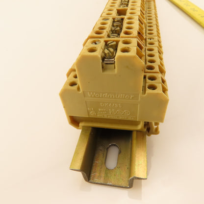 Weidmuller DK4/35 380V 2 Level Din Mount Terminal Block Lot Of 70