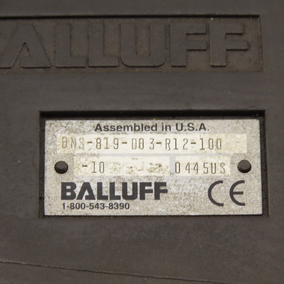 Balluff BNS 819-D03-R12-100 3 Position Roller Plunger Limit Switch