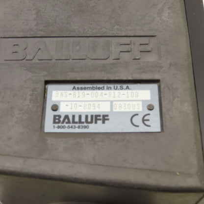 Balluff BSN 819-D04-R12-100-10-B094 4 Position Roller Plunger Limit Switch