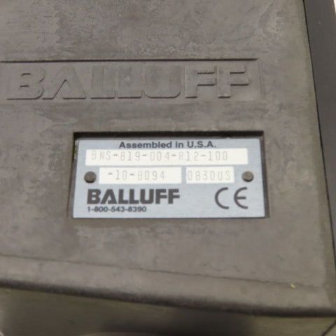 Balluff BSN 819-D04-R12-100-10-B094 4 Position Roller Plunger Limit Switch