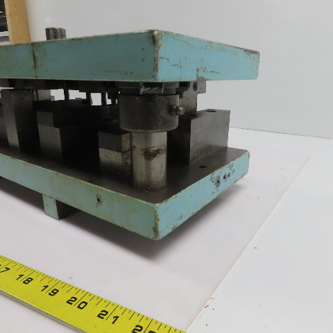 2 Post Punch Press Die Set/Shoe 8" FB x 19" W 6" Throat
