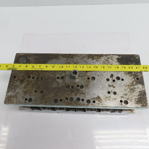2 Post Punch Press Die Set/Shoe 8" FB x 19" W 6" Throat