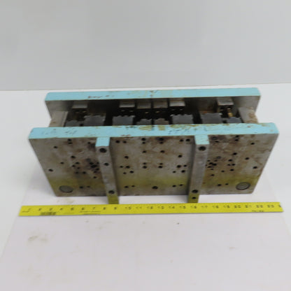 2 Post Punch Press Die Set/Shoe 8" FB x 19" W 6" Throat