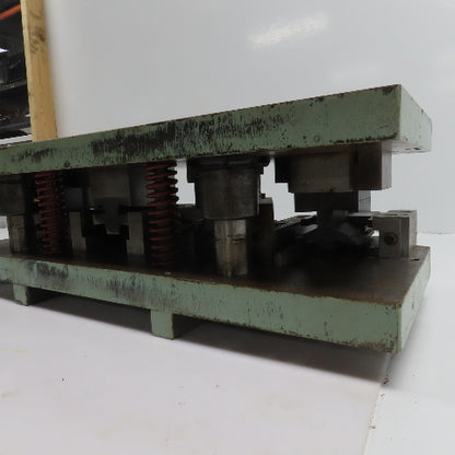 2 Post Punch Press Die Set/Shoe 8" FB x 24" W 5-7/8" Throat