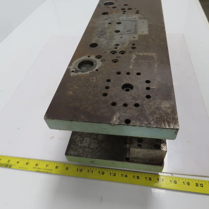 2 Post Punch Press Die Set/Shoe 8" FB x 24" W 5-7/8" Throat