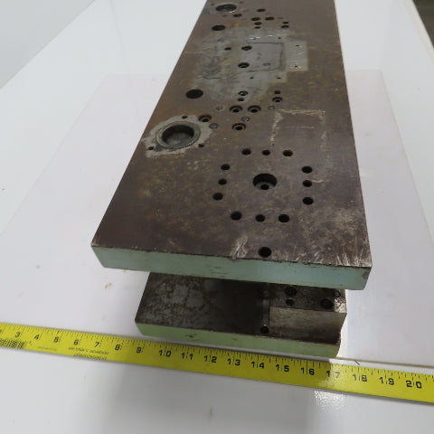 2 Post Punch Press Die Set/Shoe 8" FB x 24" W 5-7/8" Throat