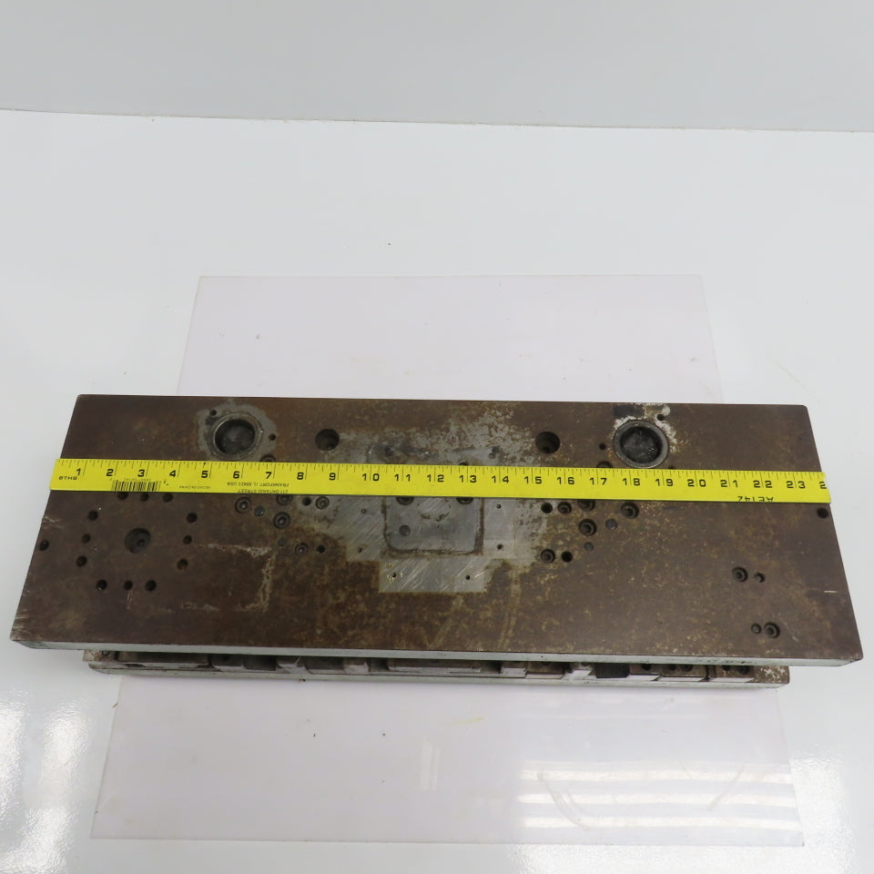 2 Post Punch Press Die Set/Shoe 8" FB x 24" W 5-7/8" Throat