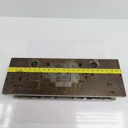 2 Post Punch Press Die Set/Shoe 8" FB x 24" W 5-7/8" Throat