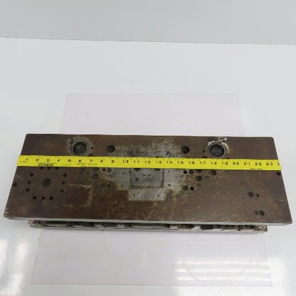 2 Post Punch Press Die Set/Shoe 8" FB x 24" W 5-7/8" Throat