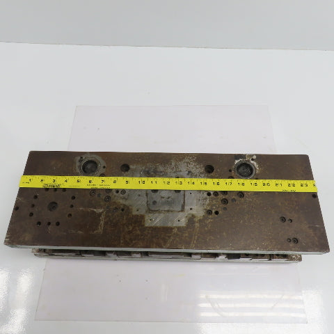 2 Post Punch Press Die Set/Shoe 8" FB x 24" W 5-7/8" Throat