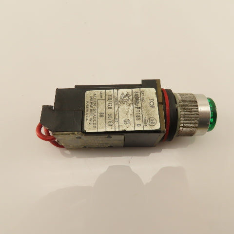 Allen Bradley 800M-XAS Green Illuminated Push Button 300VAC