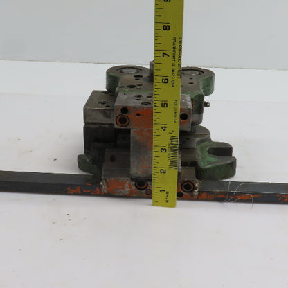 2 Post Punch Press Die Set/Shoe 4-3/4" FB x 4" W 3-1/2" Throat