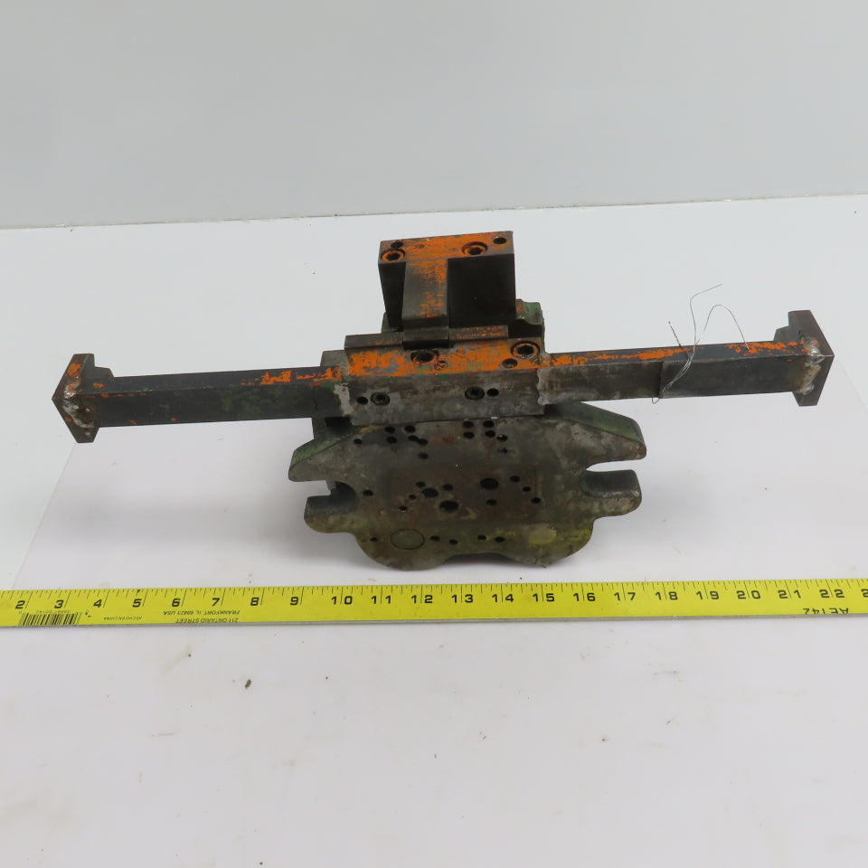 2 Post Punch Press Die Set/Shoe 4-3/4" FB x 4" W 3-1/2" Throat