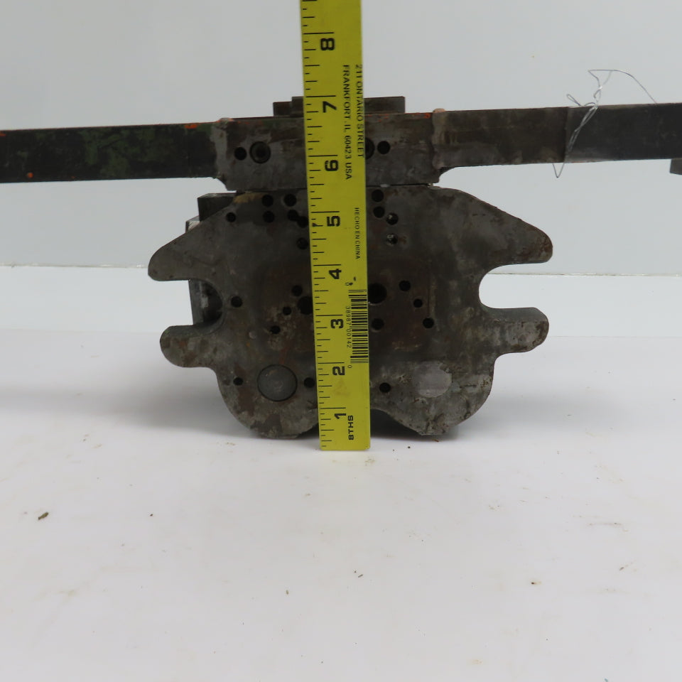 2 Post Punch Press Die Set/Shoe 4-3/4" FB x 4" W 3-1/2" Throat