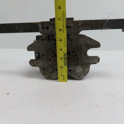 2 Post Punch Press Die Set/Shoe 4-3/4" FB x 4" W 3-1/2" Throat