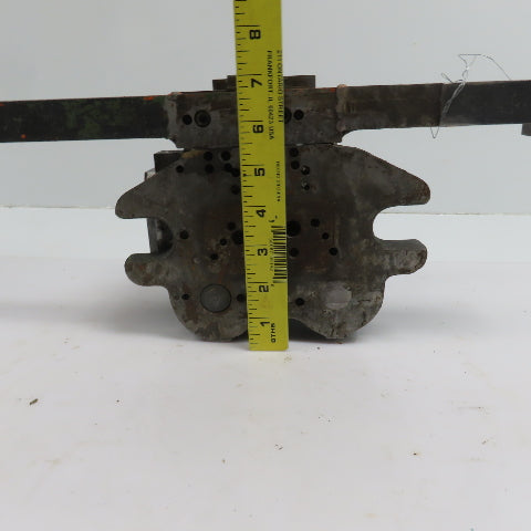 2 Post Punch Press Die Set/Shoe 4-3/4" FB x 4" W 3-1/2" Throat
