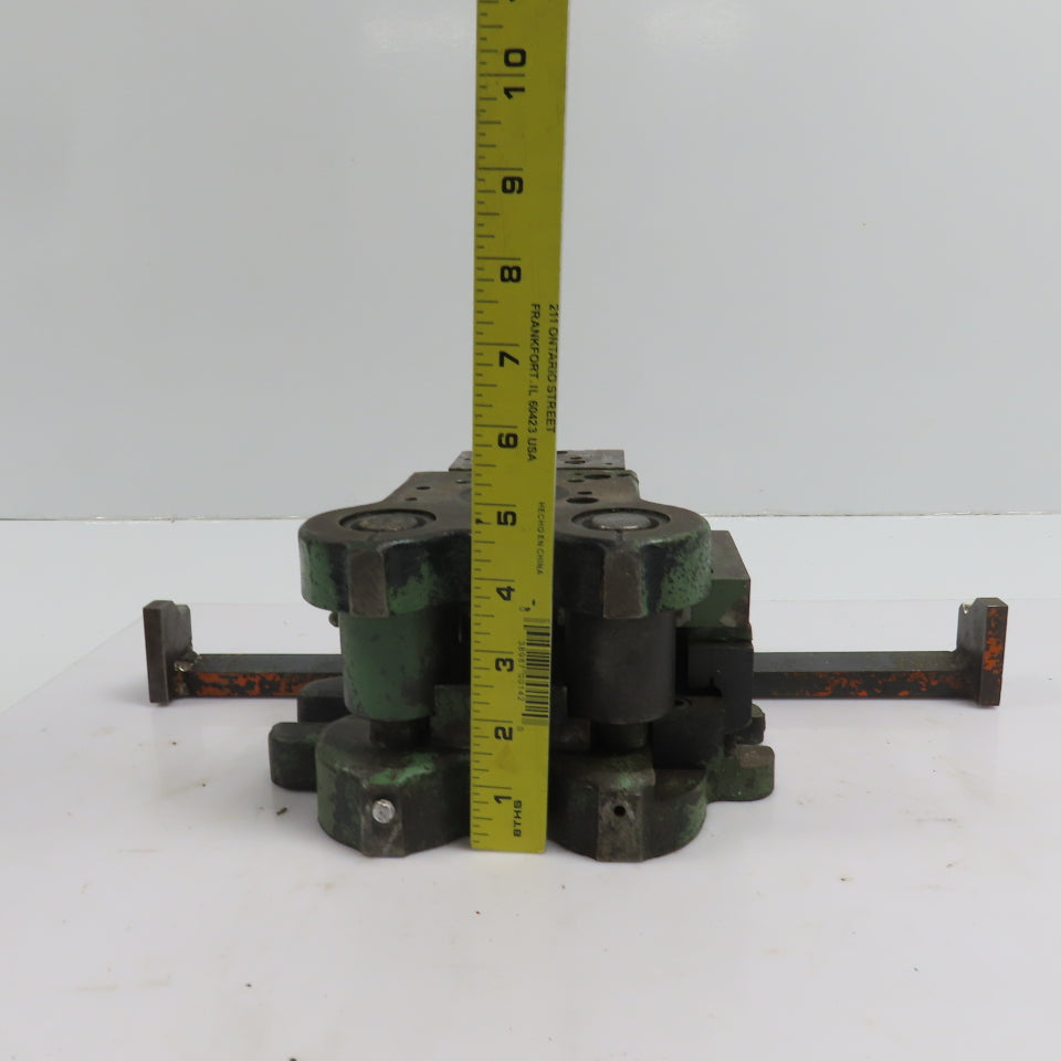 2 Post Punch Press Die Set/Shoe 4-3/4" FB x 4" W 3-1/2" Throat