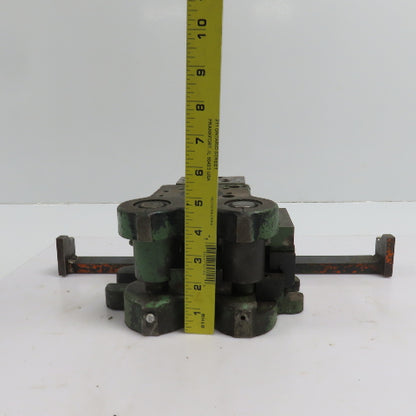 2 Post Punch Press Die Set/Shoe 4-3/4" FB x 4" W 3-1/2" Throat