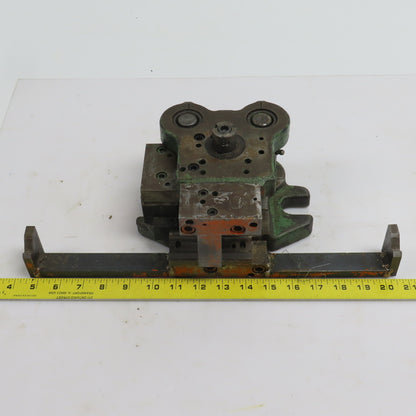 2 Post Punch Press Die Set/Shoe 4-3/4" FB x 4" W 3-1/2" Throat