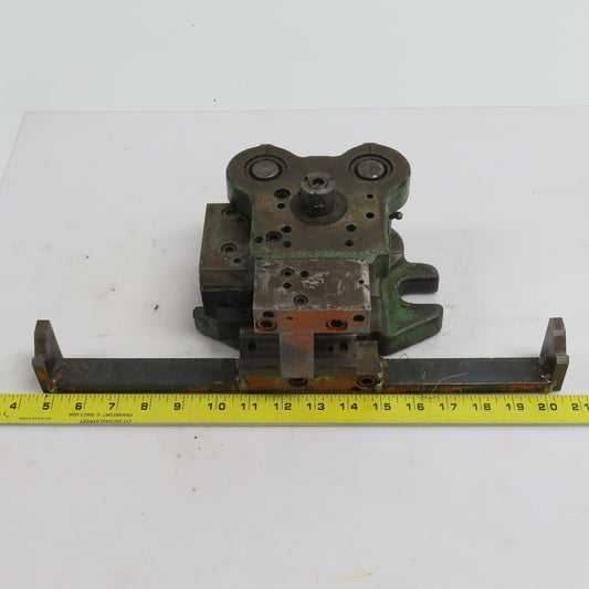 2 Post Punch Press Die Set/Shoe 4-3/4" FB x 4" W 3-1/2" Throat