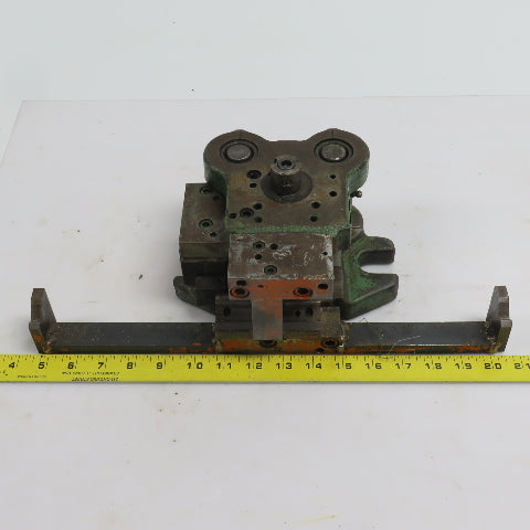 2 Post Punch Press Die Set/Shoe 4-3/4" FB x 4" W 3-1/2" Throat
