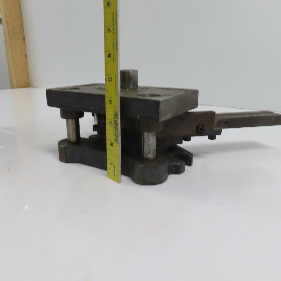 2 Post Punch Press Die Set/Shoe 4-1/2" FB x 4-1/4" W 4" Throat