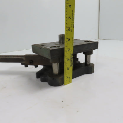 2 Post Punch Press Die Set/Shoe 4-1/2" FB x 4-1/4" W 4" Throat
