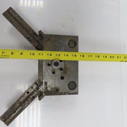 2 Post Punch Press Die Set/Shoe 4-1/2" FB x 4-1/4" W 4" Throat