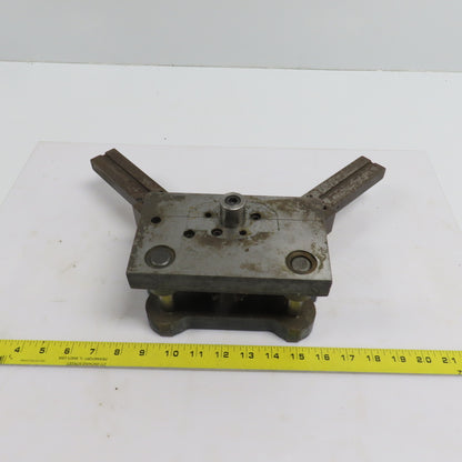 2 Post Punch Press Die Set/Shoe 4-1/2" FB x 4-1/4" W 4" Throat