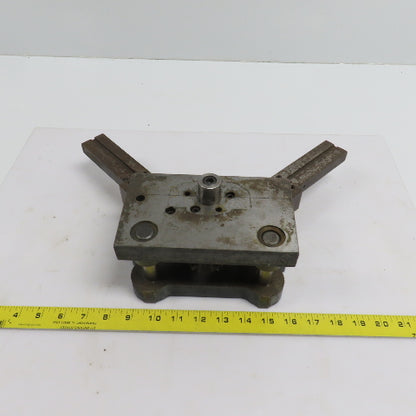 2 Post Punch Press Die Set/Shoe 4-1/2" FB x 4-1/4" W 4" Throat